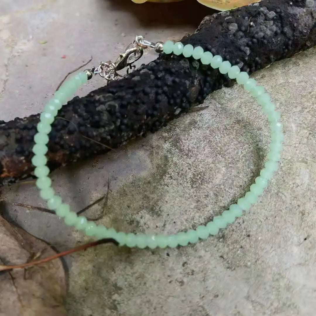 Pulsera de capas con cuentas de ópalo, piedra natal de octubre, labradorita, latón labradorita, destellos azules
